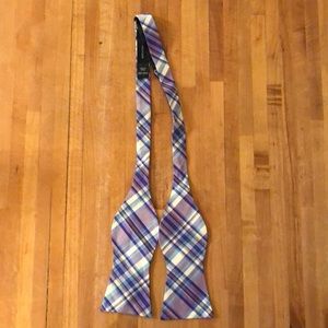 Tommy Hilfiger Plaid Self-Tie Bow Tie